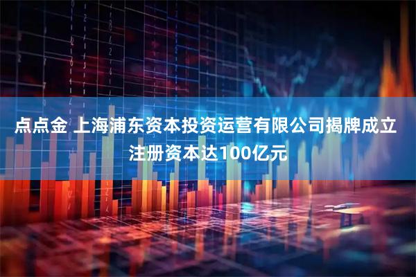点点金 上海浦东资本投资运营有限公司揭牌成立 注册资本达100亿元